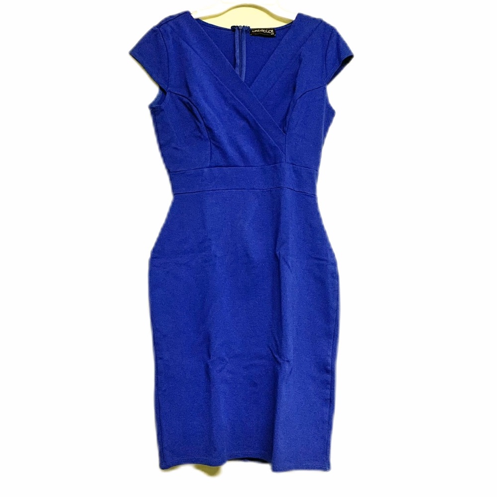 Shape Bodycon Dress Women’s Blue Size Small